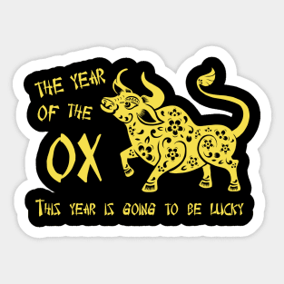 Chinese New Year – Year of the Ox Sticker